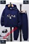 Children's Unisex "Panda 4Lu Ipte" Special Printed Hooded Tracksuit Set