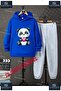 Children's Unisex "Panda Pink Heart" Special Printed Hooded Tracksuit Set