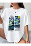 Van Gogh Printed T-Shirt, Oversize Unisex Black T-Shirt Kids / Adult