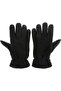 Unisex Black Thermal Winter Quality Fleece Gloves L-m - 4