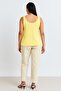3 Pieces A-Line Plus Size Cotton Thick Strap Tank Top T-Shirt - 7