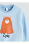 Blue Crew Neck Boys Sweatshirt and Sweatpants - 4