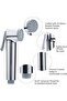 Bidet Toilet Sprayer Head, Cloth Diaper Sprayer, Hand Trigger Spray With Wall Holder, Bathr - 5