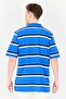 Men Regular Fit Short Sleeve Stripe Polo Shirts, Multicolor - 3