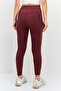 Women Sportswear Fit 7/8 Training Leggings, Maroon - 3