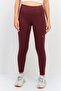 Women Sportswear Fit 7/8 Training Leggings, Maroon