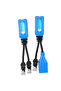 1 Pair uPOE cable kit RJ45 splitter combiner CCTV POE Adapter Cable Passive Power Cable For IP Camer - 2