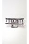 Silver Color Rectangular Metal Latch Hair Clip 4.5 cm Small Size– Stylish and Durable Hair Clip - 4