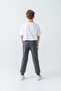 World Wide Printed Boys' Tracksuit Bottoms with Side Stripes - 4