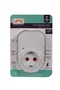 Current Protected Socket White Color (Single) Thermal 3000 Watt Shock Protected Grounded 1St Class Quality