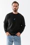 Men's Crew Neck Print Detailed Sweatshirt Black - 25K 5012-1 - 2
