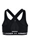 Crossback Mid Solid Bralette - Black - 3