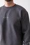 Men's Crew Neck John Borners Printed 3-Strand Sweatshirt Anthracite - 25K 5405-1 - 7