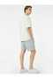 Bermuda Shorts with Pocket Detail and Lace-Up Waist