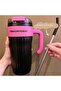 Think Different Large Insulated Mug with Handle and Straw – Leakproof, Portable Hot & Cold Drinks - 2