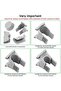 SHOWAY Kitchen Faucet Sponge Holder Stainless Steel Sink Caddy Organizer Drain Rack - 7