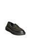 U555026103 Black Genuine Leather Casual Women's Shoes - 5