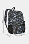 Greyhound Water Repellent Patterned Custom Fabric Casual and School Backpack - 4