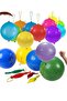 25 Pieces of Elastic Bouncy Balloon Drawstring Punch Punch Large Balloon - 6