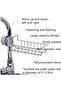 SHOWAY Kitchen Faucet Sponge Holder Stainless Steel Sink Caddy Organizer Drain Rack - 4