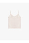 Comfortable Fit V Neck Thin Strap Pajama Top - 2