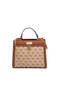 Dark Beige - Tan Monogram Women's Handbag Sp1166