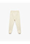 Cotton Basic Fleece-Lined Jogger Sweatpants with Tie-Up Waist - 2