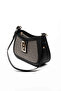 Platinum - Women's Crossbody Bag with Black Logo Sp1132 - 6