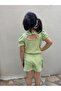 Girls' Chiffon Summer Shorts Skirted Bottom-Top Set - 3