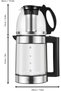 Glass Electric Kettle 2-in-1 Hot Water Boiler, 2.2L, 1500W, Warming Function - 2