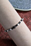 Havlit & Hematite & Zircon Apparatus Natural Stone Macrame Bracelet - 5