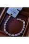 Xuping Bracelet Anti-Tarnish Antiallergic Pink Stone Figure (2 Years Importor Warranty) - 2