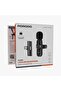 Lifestyle Audix Elite 3-in-1 Lavalier Mic Set, 20m Range, 3H Use, USB-C, Lightning – Black - 4