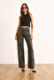 Women's Leopard High Waist Pipe Leg Jean Jea-19000123 - 2