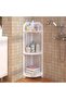 FFD Corner Shelf Stand - Bathroom Storage Organizer, Waterproof 3-Tier Rack for Small Spaces