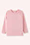 Baby Girl Crew Neck Uv Protected Pink T-Shirt