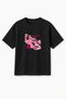 Oversize Black Unisex Mclaren F1 Car Printed T-Shirt