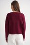 6943 Women's V-Neck Thessaloniki Cardigan Claret Red - 7
