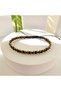 Adjustable bracelet "Gold Small Disco Ball" with hematite - 2