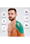 Kinesiology Tape Classic 5 cm x 5 m - Waterproof Physio Tape (3-Pack, 2 Black + 1 Green) - 5