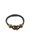 316L Stainless Steel Natural Stone Leather Men's Bracelet - 2