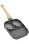 Egg Frying Pan, 3-in-1 Nonstick Pan Divided Breakfast Pans with Heat Resistant Handle | Omele