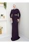 Polka Dot Fairy Tale Evening Dress Purple Tbsesm14
