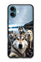 Protective Case Anti Scratch Shock Proof Bumper Cover For iPhone 16 Plus (6.7)-inch Wolf Selfie