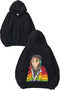 6Ix9Ine Design Back Printed Regular Fit Black Sweatshirt
