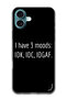Protective Case Anti Scratch Shock Proof Bumper Cover For iPhone 16 Plus (6.7)-inch i have 3 Moods