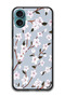 Protective Case Anti Scratch Shock Proof Bumper Cover For iPhone 16 Plus (6.7)-inch White Flower