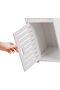 FFD Modern White Tall Bathroom Cabinet with Toilet Paper Storage Drawer - Sleek Corner Design - 6