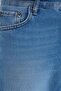 Men's Regular Fit 100% Cotton Baggy Blue Jean Denim Trousers with Side Pockets - 6