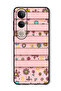 Case Compatible with Vivo V50 Lite Protection Shockproof Bumper Cover Small Flowers